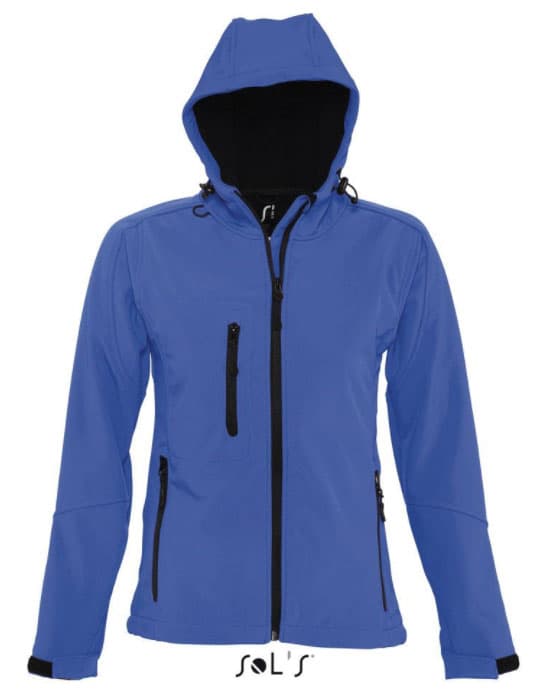 Sols Ženska Softshell jakna sa kapuljačom Replay Blue veličina XXL 46802