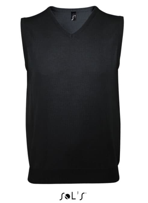 Sols Unisex prsluk Gentleman Black veličina 3XL 00591