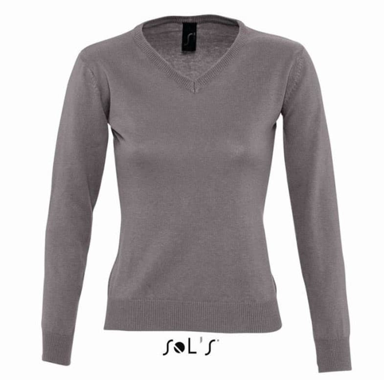 Sols Klasičan ženski džemper Galaxy Women Grey veličina XXL 90010