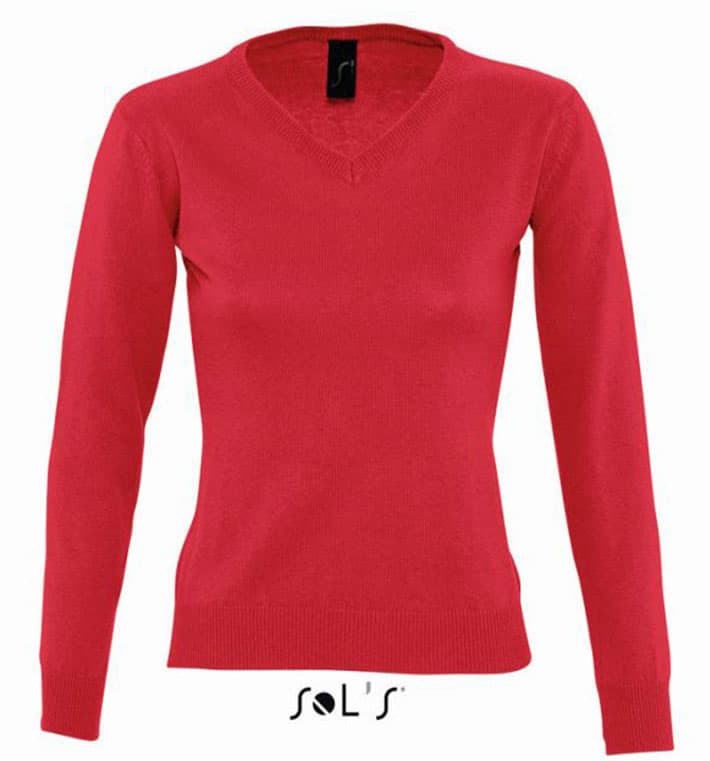 Sols Ženski pulover sa V izrezom Galaxy Women Red veličina XS 90010