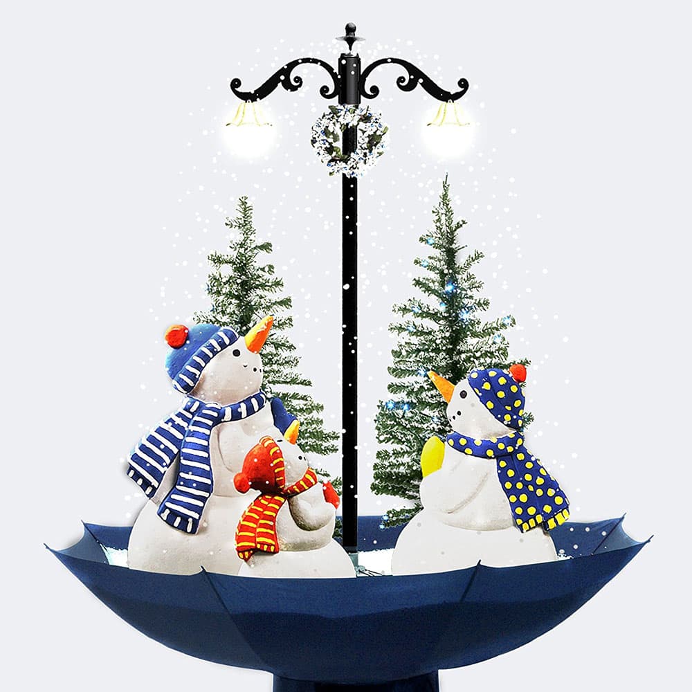 Novogodišnja Dekoracija 170 cm - Lampa, Sneg, Jelke, Sneško, Kišobran
