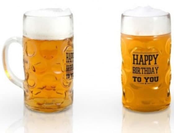 Krigla Srećan ti rođendan Čaša za pivo 0699