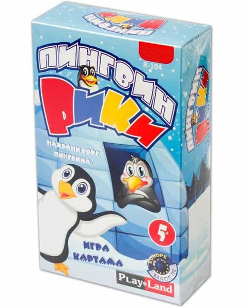 Play Land Pingvin Riki Društvena igra kartama PL104