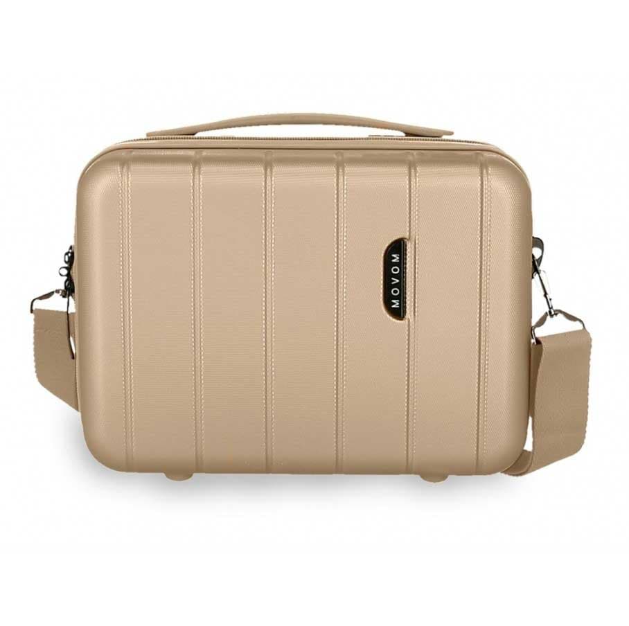Kofer neseser za kozmetiku Movom Wood champagne 53139