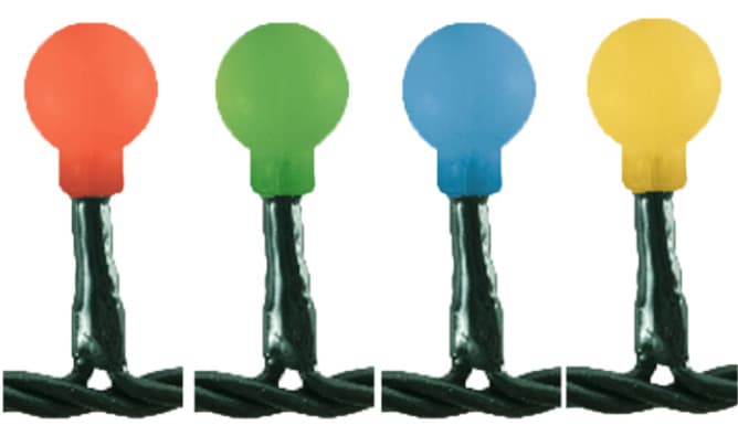 Svetleće loptice za jelku multicolor 50LED 4 metra