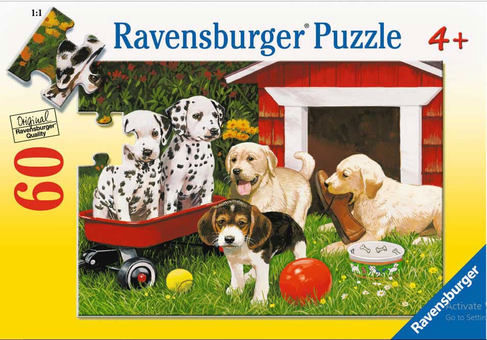 Ravensburger puzzle Dečije puzle - 60 - 1:1 - Životinje - Kučići - Puppy Party   60 delova RA09526