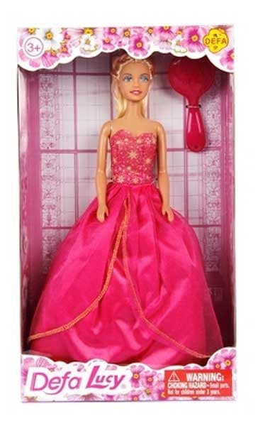 Defa Lutka Set Lucy I Češalj 34273 Roze