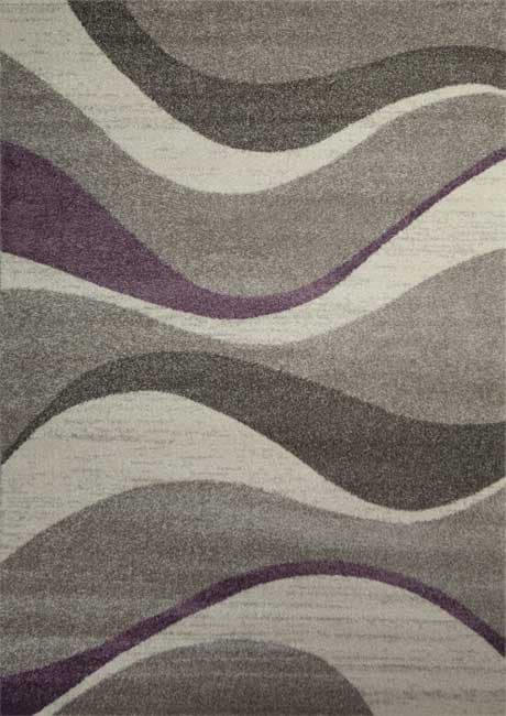 Tepih Ekol Solo 25199-950 Siva Ljubičasta 140x200 cm