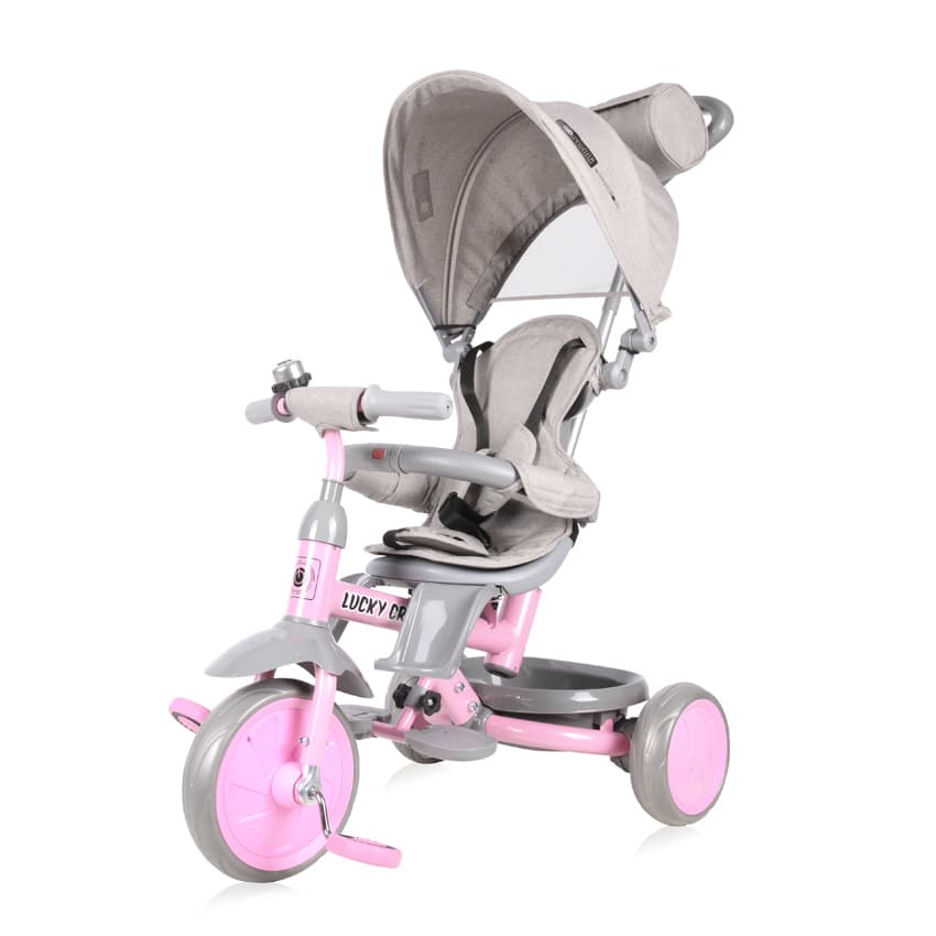 Lorelli Tricikl sa dva smera upravljanja Lucky Crew pink 10050610022