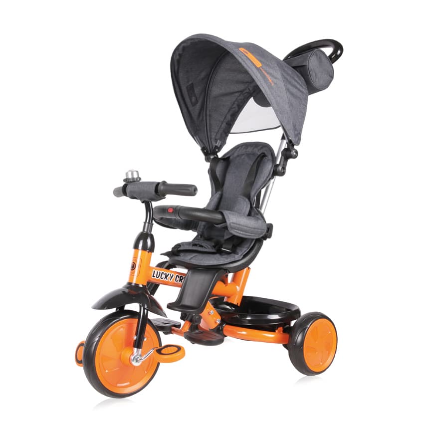 Lorelli Tricikl sa dva smera upravljanja Lucky Crew orange 10050610023