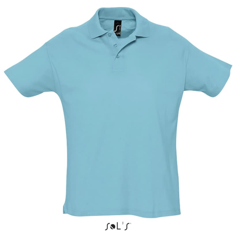 Sols Muška polo majica Summer II Atoll Blue veličina XL 11342