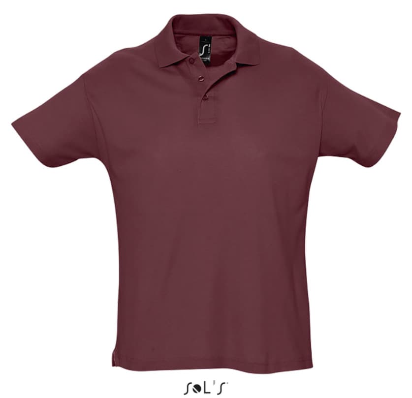 Sols Muška polo majica Summer II Burgundy veličina XL 11342