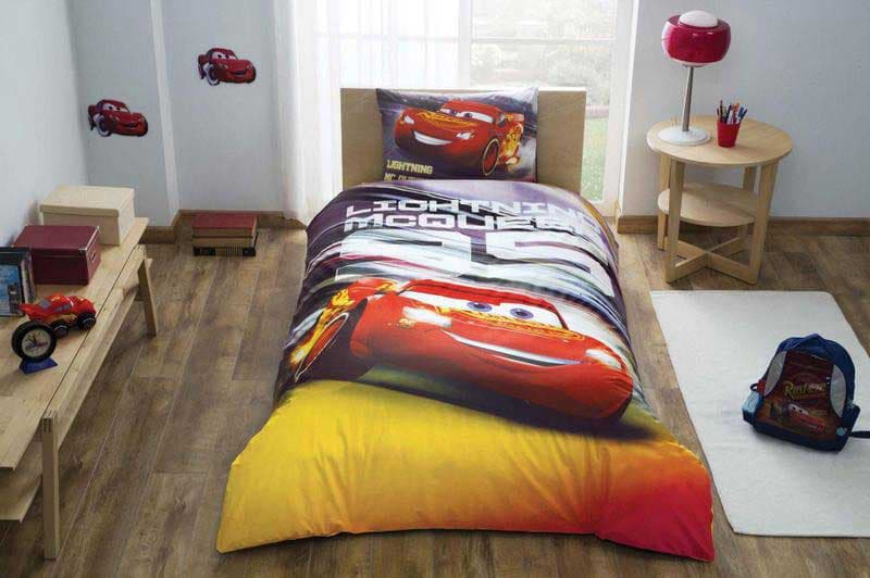 Dečija pamučna posteljina Disney Cars Lightning McQueen