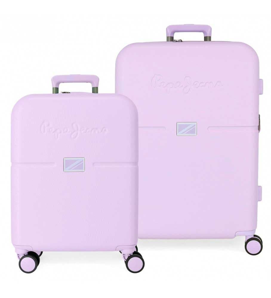 Koferi za putovanja 70cm i 55cm Pepe Jeans Accent pink 76995