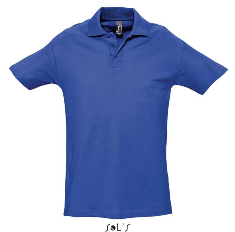 Sols Polo majica za muškarce Spring II Royal Blue veličina M 11362