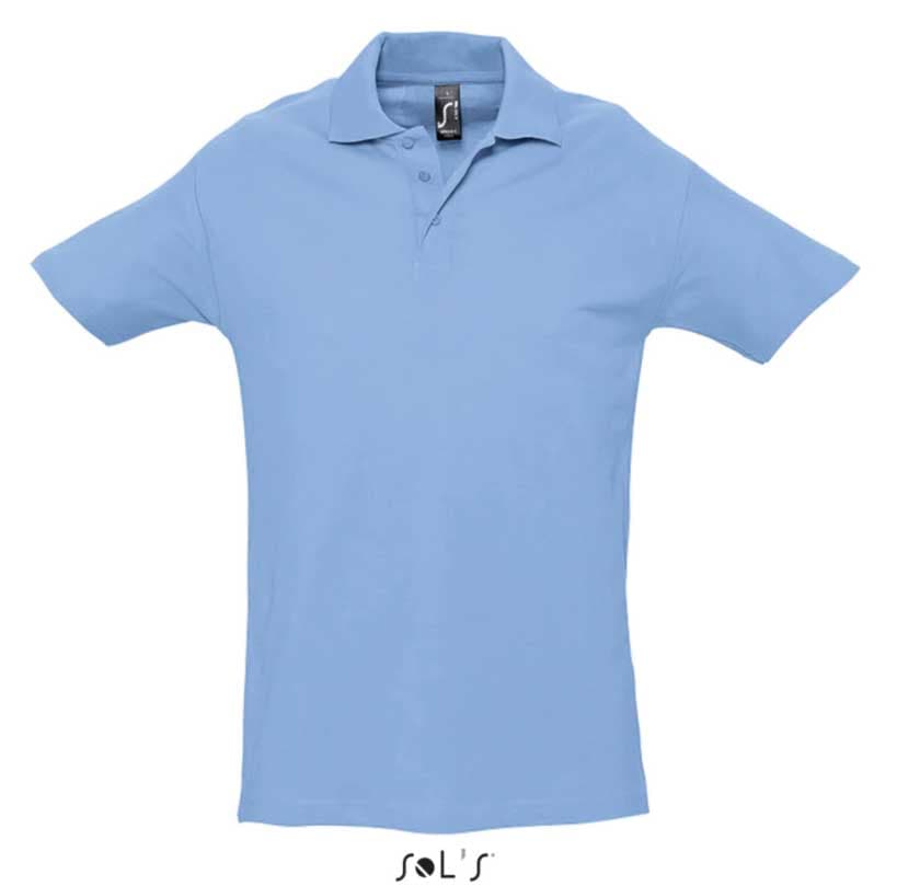 Sols Polo majica za muškarce Spring II Sky Blue veličina M 11362
