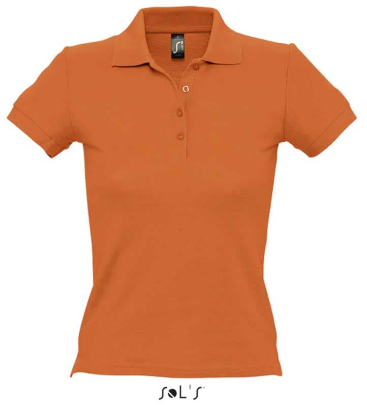 Polo majica za žene Sols People Orange veličina L 11310