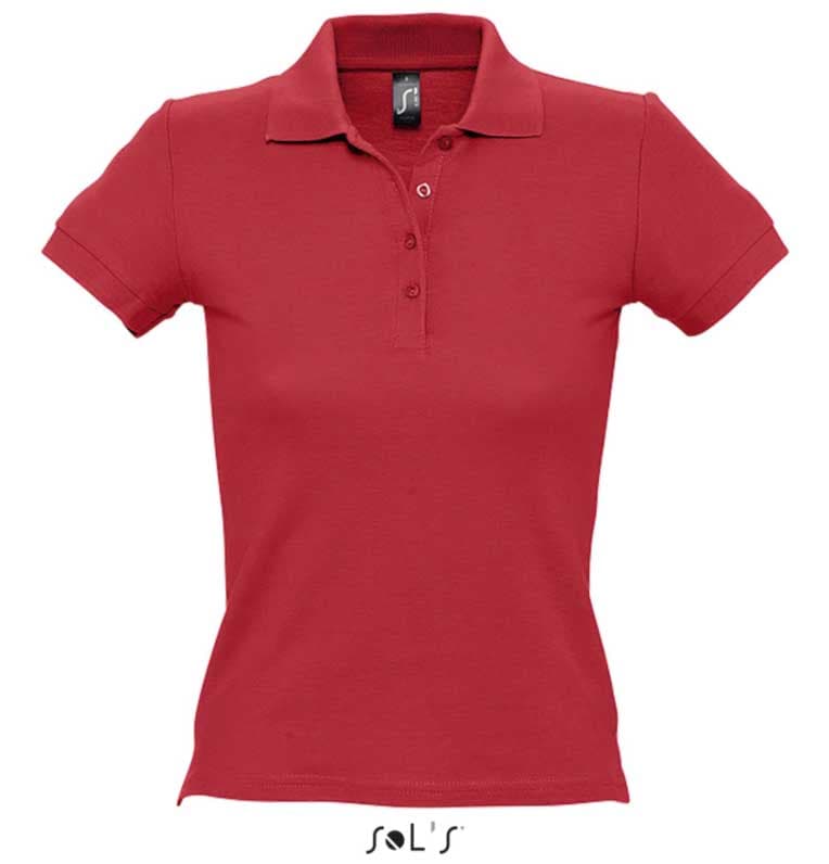 Polo majica za žene Sols People Red veličina S 11310
