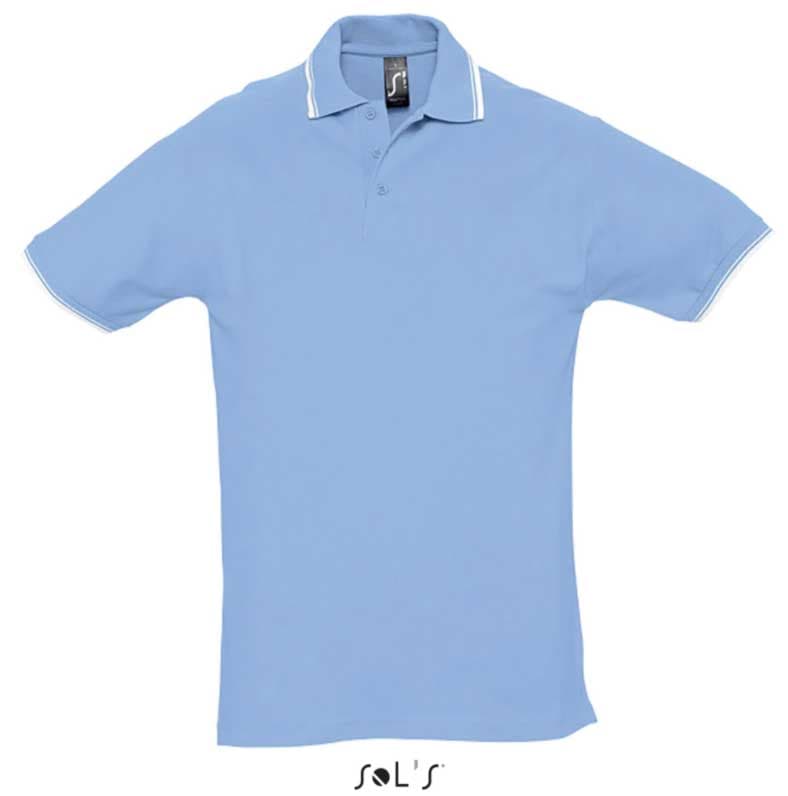 Muška polo majica Sols Practice Sky Blue veličina L 11365
