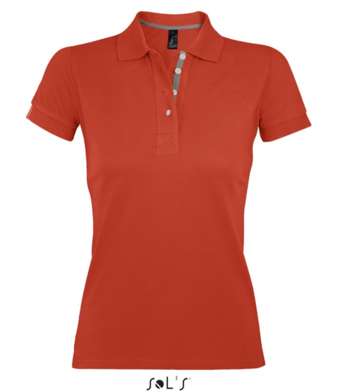 Sols Ženska majica sa kragnom i kratkim rukavima vel. XL Portland Women Burnt Orange 00575
