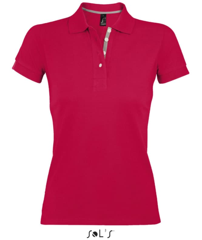 Sols Ženska majica sa kragnom i kratkim rukavima vel. XXL Portland Women Red 00575