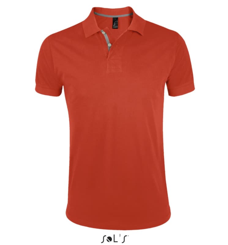 Sols Portland Muška majica sa kragnom vel. L Burnt Orange 00574