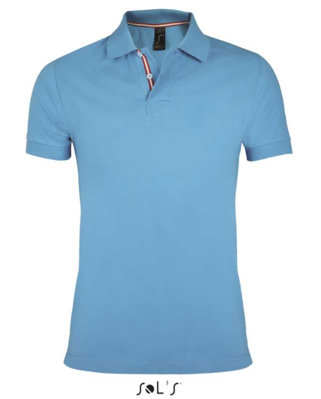 Sols Muška majica sa kragnom Patriot Heritage Blue vel. 3XL 00576