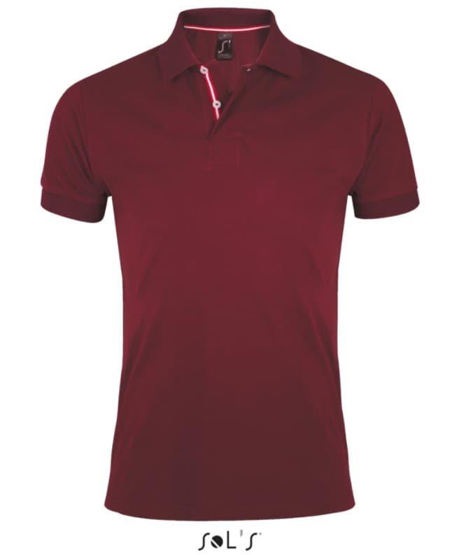 Sols Muška majica sa kragnom Patriot Burgundy vel. XL 00576