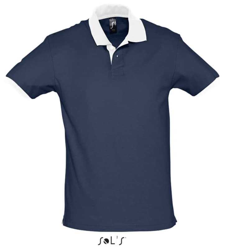 Muška majica sa kragnom veličina L Sols Prince French Navy/White 11369