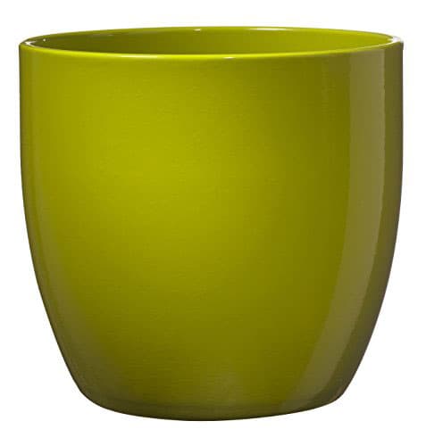 Soendgen keramička saksija Basel 14cm Shiny limeta