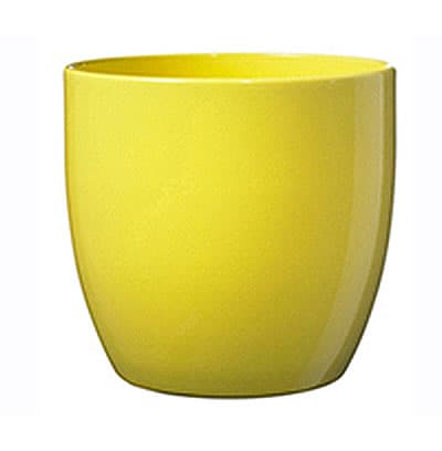 Soendgen keramička saksija Basel 19cm Shiny lemon