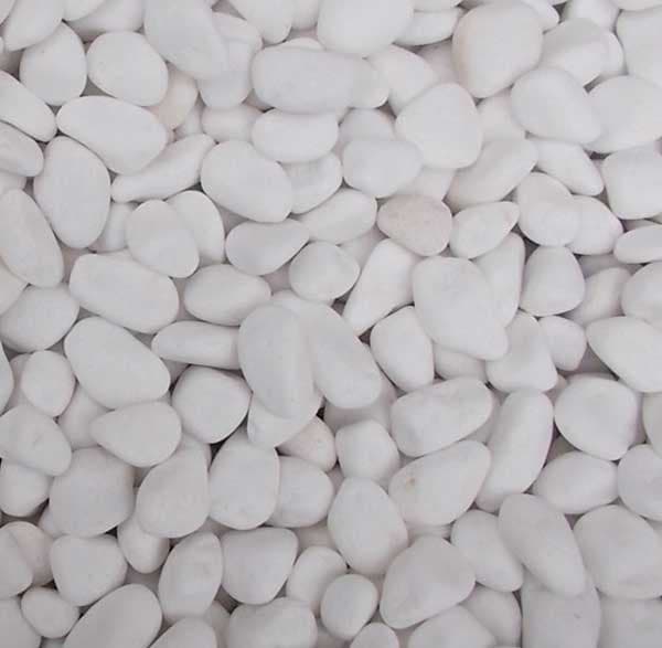 Dekorativni kamen Beli oblutak do 3cm 1.5kg