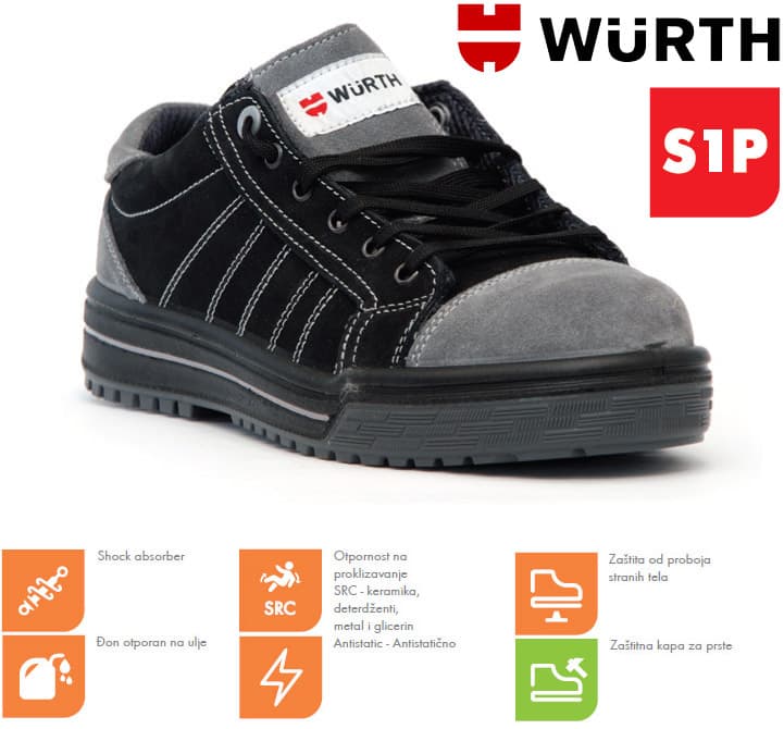 Wurth Bezbednosne patike Kastor plitke S1P vel. 41