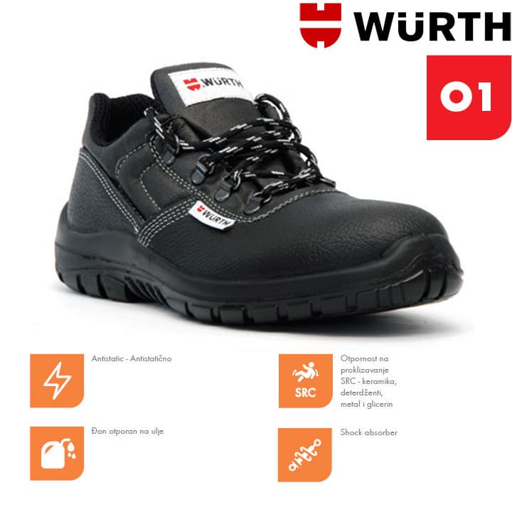 Wurth Radne cipele Corona O1 plitke vel. 47