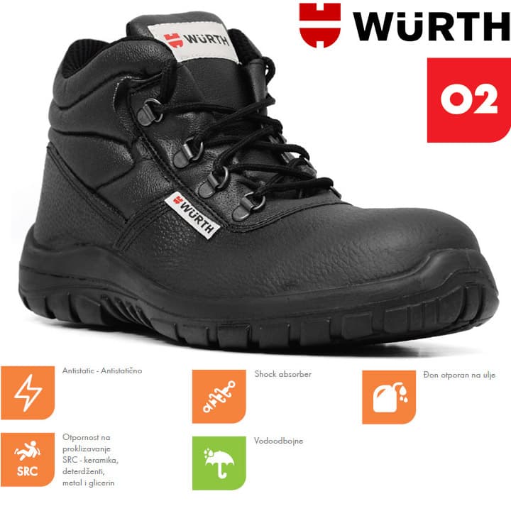 Wurth Radne cipele Libra O2 duboke vel. 46