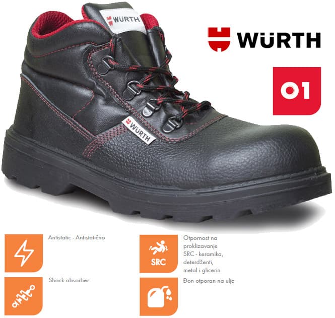 Wurth Radne cipele Tara O1 duboke vel. 38