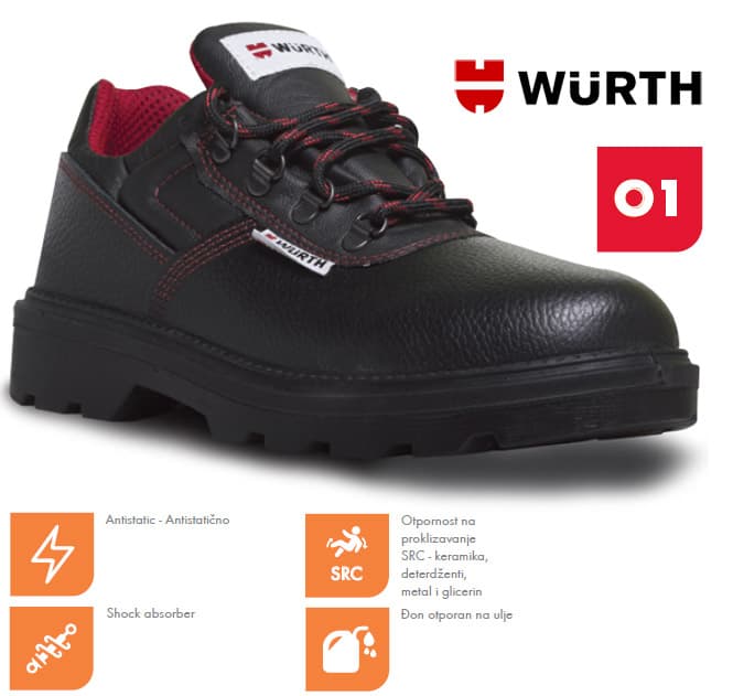 Wurth Radne cipele Tara O1 plitke vel. 42