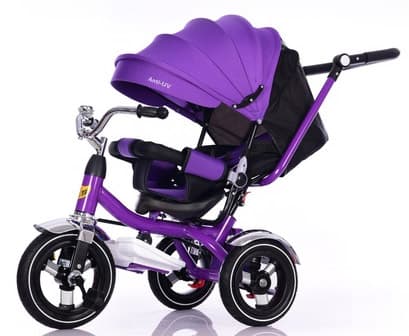 Tricikl Guralica Playtime XL 414 Ljubičasta