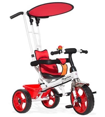 Tricikl Guralica sa tendom Playtime Basic AM409 Crvena