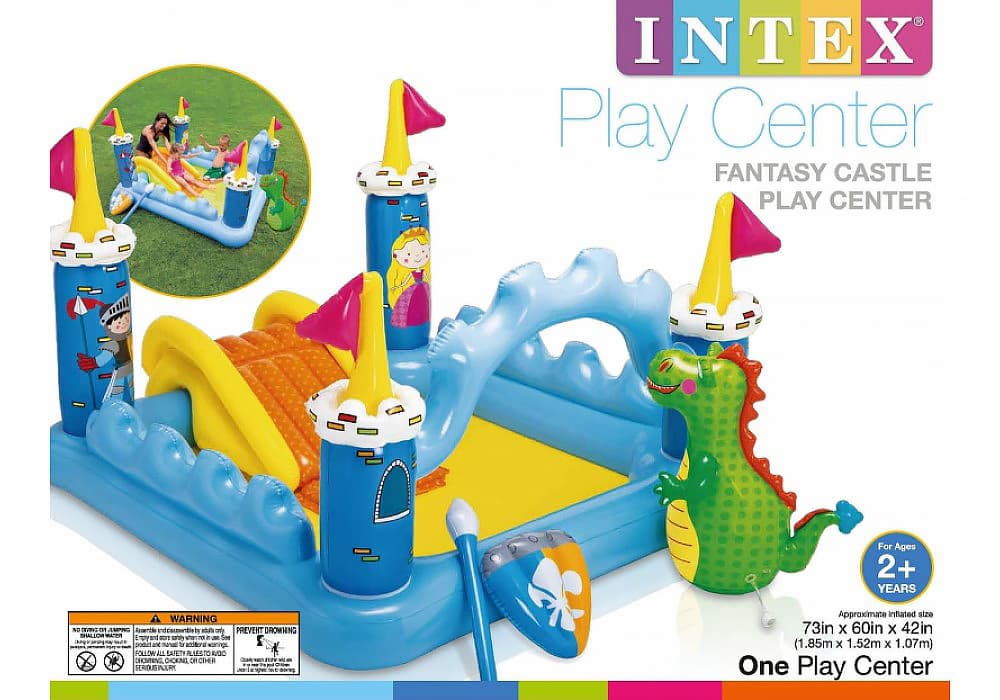 Vodena Igraonica Bazen Intex Fantasy Castle - 185 x 152 x 107 cm