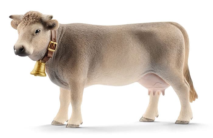 Schleich Figurice Domaće životinje - Švajcarska braon krava 13874