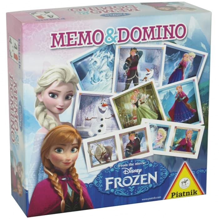 Piatnik igra memorije i domine Frozen
