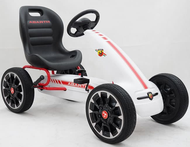 Dečiji Karting na pedale 1 Beli