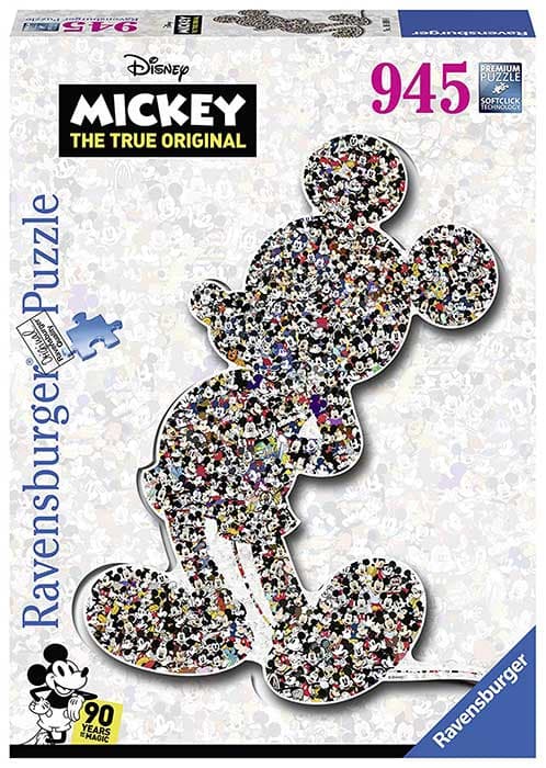 Puzzle silueta - Srećan 90. rođendan, Miki Ravensburger 16099