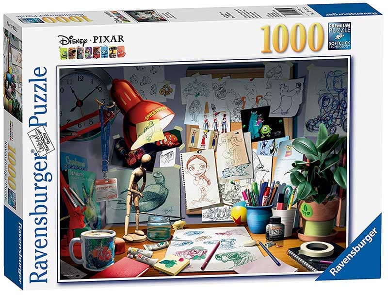 Puzzle 1000 delova - Radni sto jednog umetnika - Ravensburger