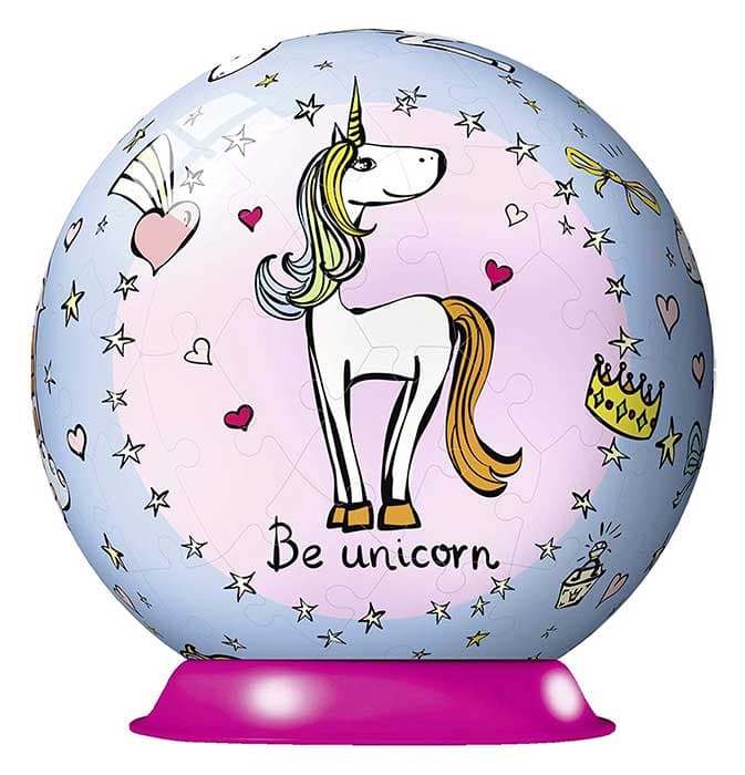 3D Puzle Kugla Be Unicorn - Ravensburger 11841