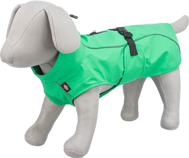 Kišni mantil za pse Vimy Green leđa 35cm Trixie 680232