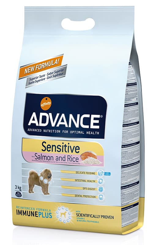Advance Hrana za pse - Sensitive Adult - losos i pirinač - pakovanje 15kg