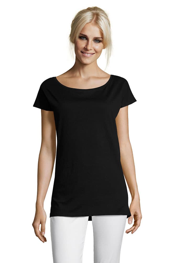 Ženska majica Marylin Black veličina S Sols 11398