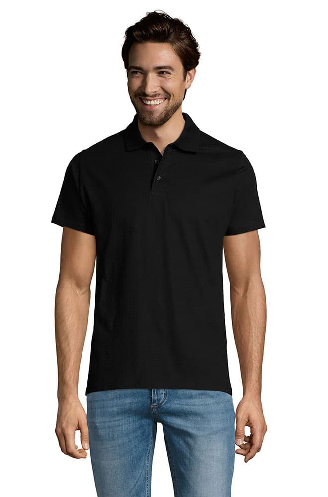Sols Polo majica Precsott Black veličina XL 11377